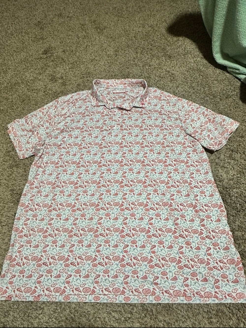 Fore Fathers Men’s 2XL “PIZZA NIGHT” Polo